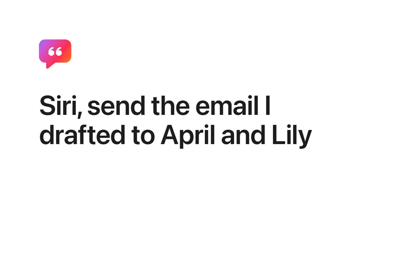 Un iPhone che mostra la libreria Foto con un campo di ricerca contenente una descrizione. Un secondo iPhone mostra una singola foto aperta, corrispondente alla descrizione. Un terzo iPhone mostra la foto inserita in una nota nell’app Note.