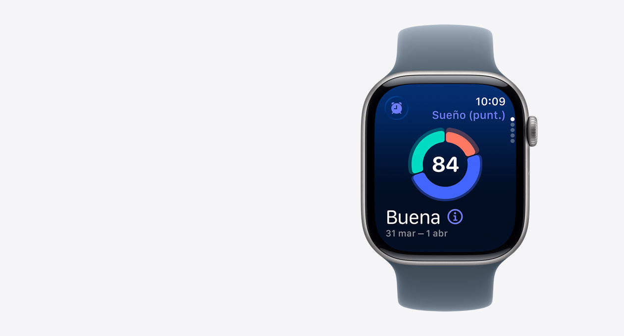 Apple Watch Series 11, gris espacial, caja de aluminio, pantalla de Puntuación de Sueño