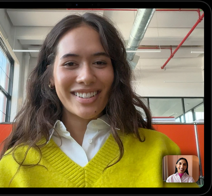 iPad Pro, landscape orientation, front exterior, space black color, rounded corners, black display bezel, display showing AppleTV+ playing a scene from  the Apple TV+ original film Highest 2 Lowest with ASAP Rocky as Yung Felon rapping into a microphone