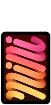 Vedere frontală a unui iPad mini.