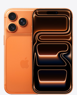 iPhone 17 Pro in Cosmic Orange
